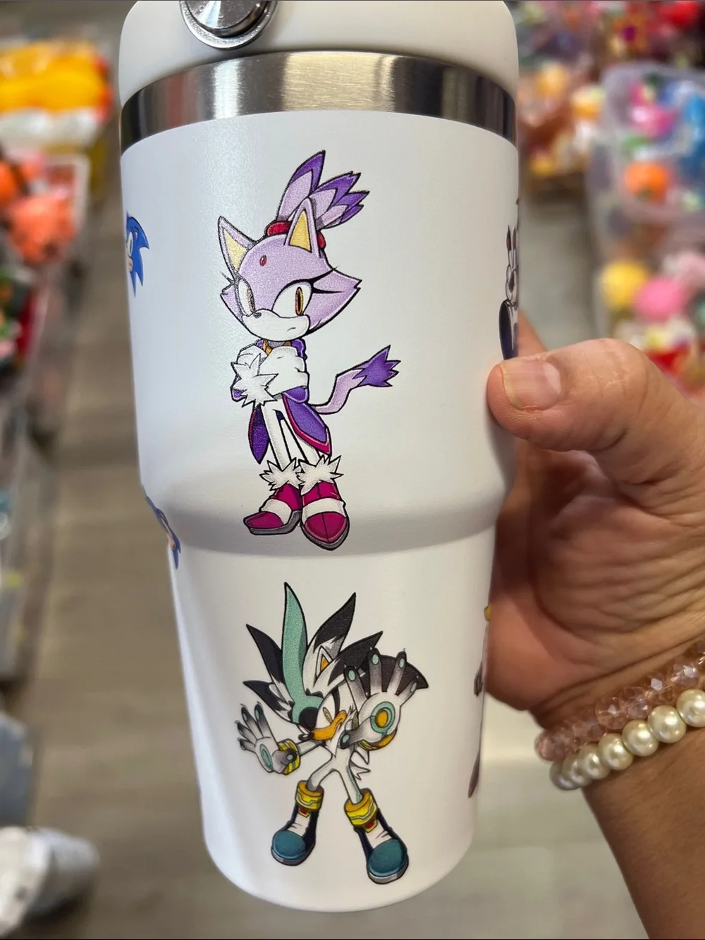 Party Tumbler with Sonic Characters